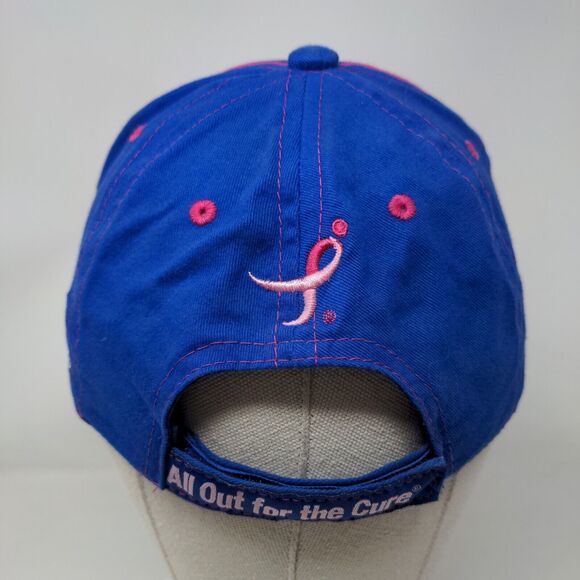 NAPA Racing Martin Truex #56 Ron Capps #28 Blue Pink Strapback Hat Breast Cancer - Picture 5 of 8